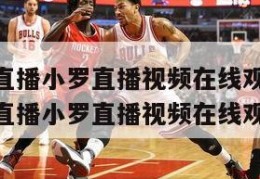 nba赛事直播小罗直播视频在线观看高清,nba赛事直播小罗直播视频在线观看高清版